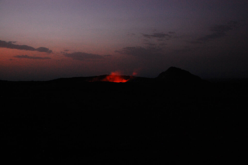 Erta Ale hiking lava